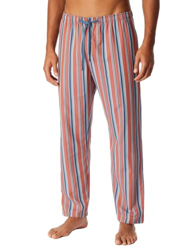 Schiesser Herren Lange Schlafhose-Mix + Relax Pyjamaunterteil, hellrot_182192, 48 von Schiesser