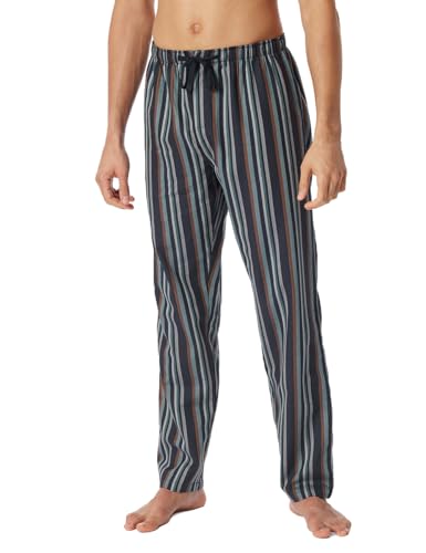 Schiesser Herren Lange Schlafhose-Webhose Organic Cotton-Mix + Relax Pyjamaunterteil, Multicolor 3_180292, 56 von Schiesser