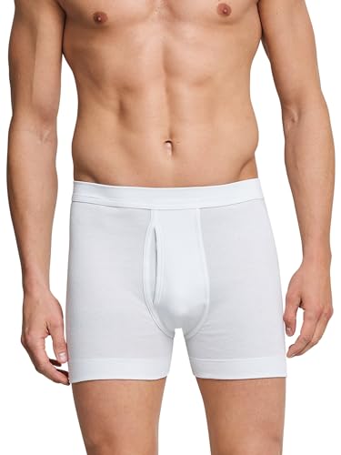 Schiesser Herren Kurz Hose, Weiß (100-weiss), 5 EU von Schiesser
