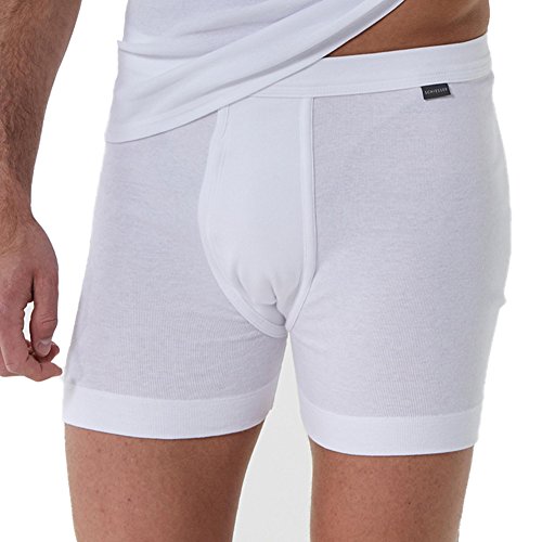 Schiesser Herren Kurz Hose, Weiß (100-weiss), 7 EU von Schiesser