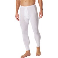 Schiesser Herren Lange Unterhose blau Baumwolle von Schiesser