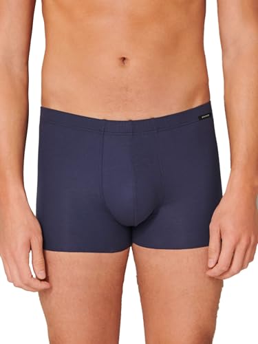 Schiesser Herren Laser Cut Soft Boxershorts, Dunkelblau, M EU von Schiesser