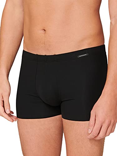 Schiesser Herren Laser Cut Soft Boxershorts, Schwarz, S EU von Schiesser