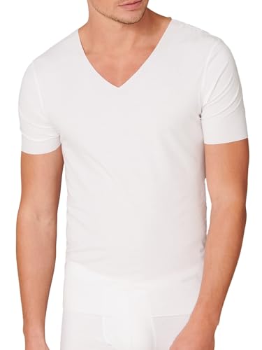 Schiesser Herren Laser Cut V-neck undertrøje Unterwäsche, Weiß, XXL EU von Schiesser