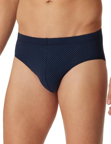 Schiesser Herren Minislip für Männer Weich und Bequem Ohne Gummibund Bio Baumwolle-Cotton Casual Unterwäsche, Dunkelblau_180502, XXL von Schiesser