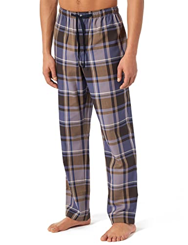 Schiesser Herren Mix & Relax Hose Lang Pyjamaunterteil, Dunkelbraun I, 58 von Schiesser