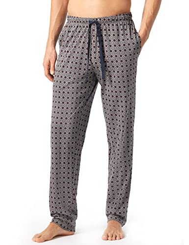 Schiesser Herren Mix & Relax Hose Lang Pyjamaunterteil, Dunkelgrau I, 50 von Schiesser