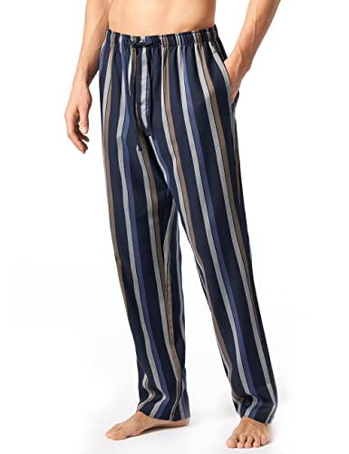 Schiesser Herren Mix & Relax Hose Lang Pyjamaunterteil, dunkelblau(Blau), 54 von Schiesser