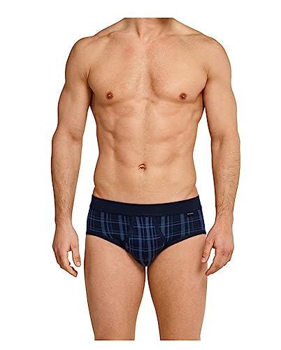 Schiesser Herren 2 PACK Sportslip mit Eingriff - Classic, dunkelblau_172691, 6/ L von Schiesser