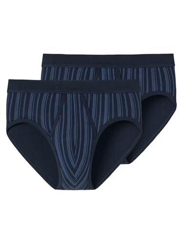 Schiesser Herren 2 PACK Sportslip mit Eingriff - Classic, dunkelblau_172692, 7/ XL von Schiesser