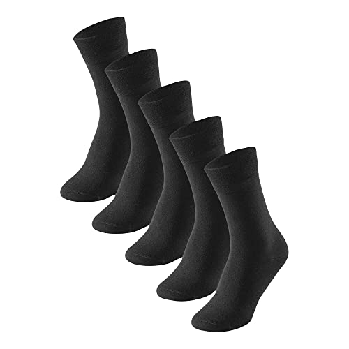 Schiesser Herren 5 Pack Strümpfe - Stay Fresh Socken, Schwarz_173200, 43-46 EU von Schiesser