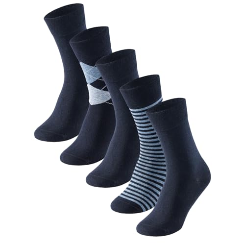 Schiesser Herren Multipack 5 Pack Herrensocken Strümpfe Socken, Sortiert 10, 39-42 EU von Schiesser