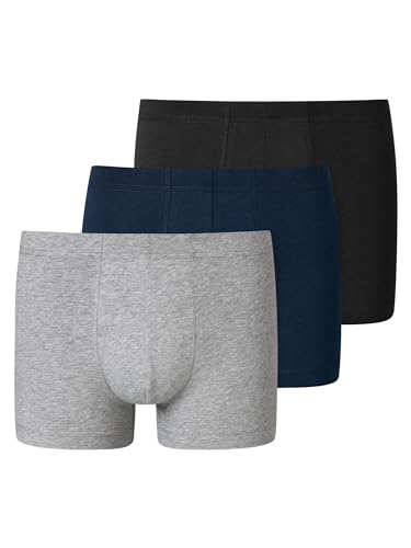 Schiesser Herren 3 PACK Unterwäsche Shorts mit weichem Bund Bio Baumwolle Multipack - 95/5 Organic, sortiert 1_173988, 8/ XXL von Schiesser