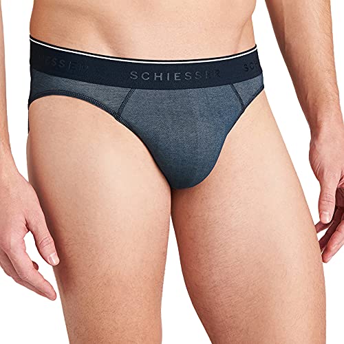 Schiesser Herren Pique Rio Slip, blau, 4 von Schiesser