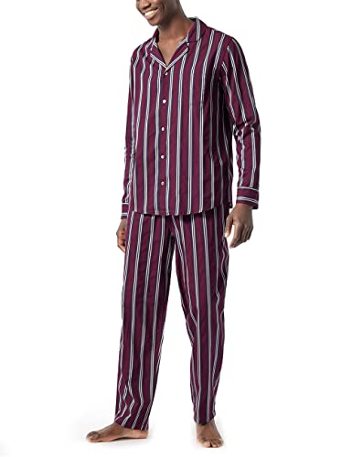 Schiesser Herren Pyjama Lang Pyjamaset, lila, 50 von Schiesser