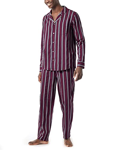 Schiesser Herren Pyjama Lang Pyjamaset, lila, 58 von Schiesser