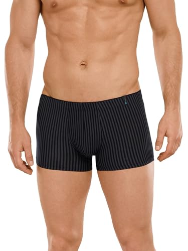 Schiesser Herren Unterwäsche Shorts atmungsaktiv und weich - Long Life Soft, Blauschwarz_149047,M von Schiesser