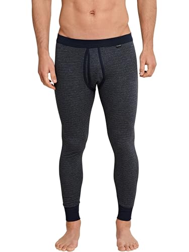 Schiesser Herren Lange Unterhose Mit Eingriff - Feinripp Retroshorts, Dunkelblau_154800, 4XL EU von Schiesser