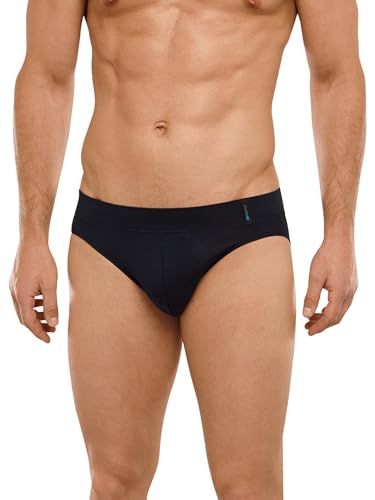 Schiesser Herren Atmungsaktiv Und Weich - Long Life Soft Slip, Blauschwarz_149044, M EU von Schiesser