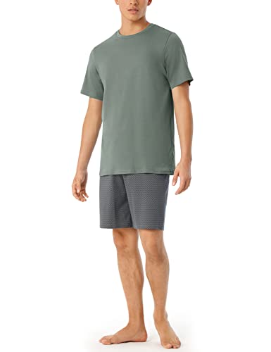 Schiesser Herren Schlafanzug kurz Pyjamaset, Jade, 64 von Schiesser