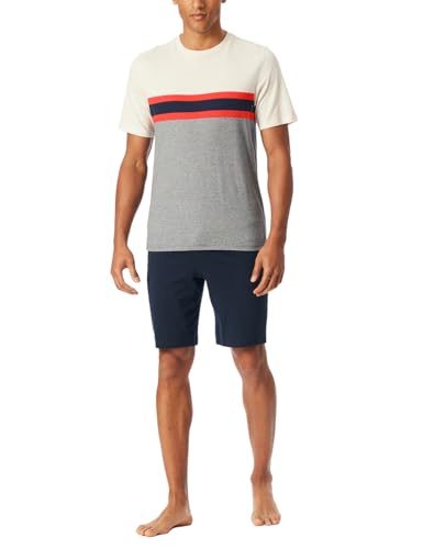 Schiesser Herren Schlafanzug kurz Rundhals-Casual Nightwear Pyjamaset, hellrot_182607, 52 Schiesser Herren Schlafanzug kurz Rundhals-Casual Nightwear Pyjamaset, hellrot_182607, 52 von Schiesser