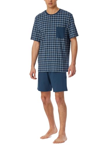 Schiesser Herren Schlafanzug kurz Rundhals - Nightwear Set, air_181155, 54 von Schiesser