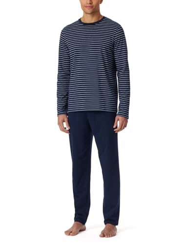 Schiesser Herren Schlafanzug Lang - Nightwear Pyjamaset, Admiral_182197, 102 EU von Schiesser