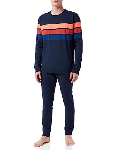 Schiesser Herren Schlafanzug lang Pyjamaset, Limette 609, 56 von Schiesser