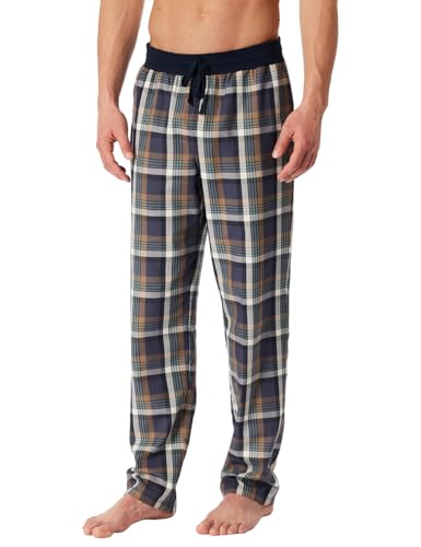 Schiesser Herren Schlafhose lang Web-Mix + Relax-Organic Cotton Pyjamaunterteil, Graphit_183106, 54 von Schiesser