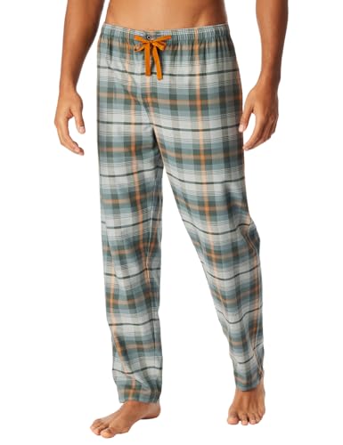 Schiesser Herren Schlafhose lang Web-Mix + Relax-Organic Cotton Pyjamaunterteil, Mineral_182192, 102 von Schiesser