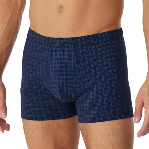 Schiesser Herren Short für Männer weich und bequem ohne Gummibund Bio Baumwolle-Cotton Casual Unterwäsche, dunkelblau_180505, 4/ S von Schiesser