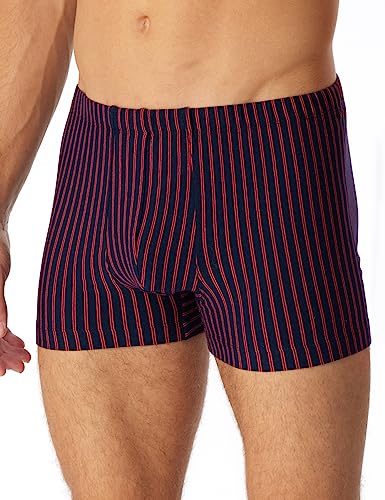 Schiesser Herren Short für Männer weich und bequem ohne Gummibund Bio Baumwolle-Cotton Casual Unterwäsche, rot_180499, 8/ XXL von Schiesser