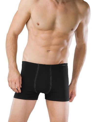 Schiesser Herren Shorts 2 Stück Essential 2er Pack - Schwarz: Größe: L (Gr.6) von Schiesser
