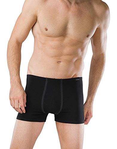 Schiesser Herren Shorts 2 Stück Essential 2er Pack - Schwarz: Größe: XL (Gr.7) von Schiesser