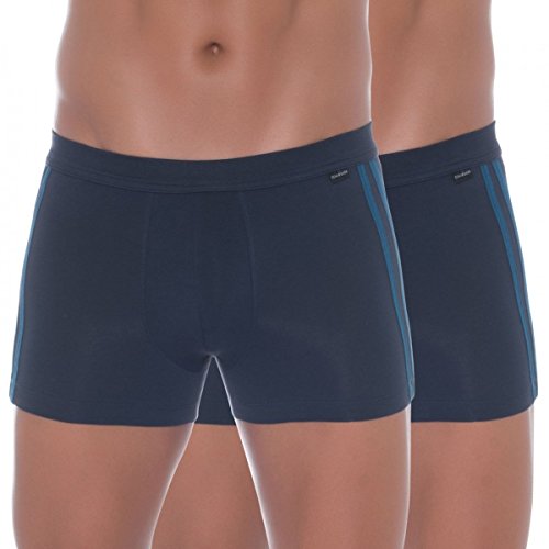 Schiesser Herren Shorts 2er Pack, Blau (petrol 811), Medium (Herstellergröße: 005) von Schiesser