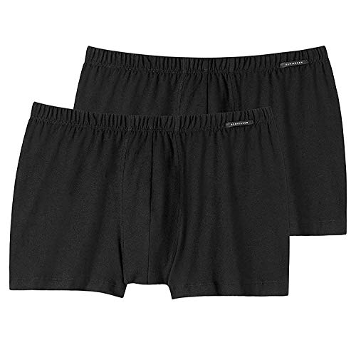 Schiesser Herren Shorts 2er Pack Pant Doppelpack Basic - Schwarz: Größe: 6 (Gr. L) von Schiesser