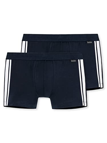 Schiesser Herren Shorts 2er Pack Unterhose, Mehrfarbig (Multicolor 2 913), 7 von Schiesser