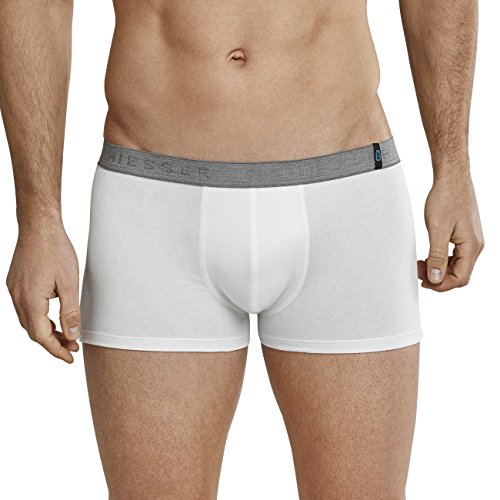 Schiesser Herren Shorts 95/5 2er Pack, Größe:8/XXL;Farbe:Weiß (100) von Schiesser