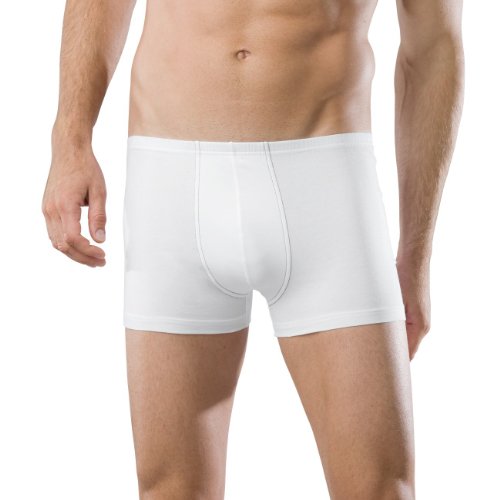 Schiesser Herren Shorts Essential 4er Pack, Farbe:Weiß (100);Größe:6/L von Schiesser