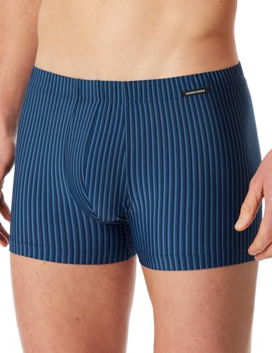 Schiesser Herren Shorts Mikrofaser weiches Bündchen-Pure Micro Boxershorts, blau_183159, 5 von Schiesser