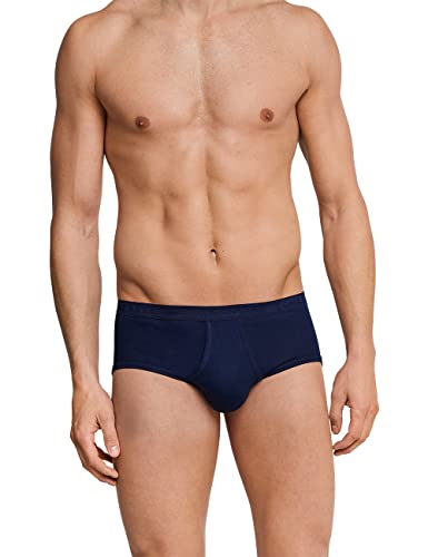 Schiesser Herren Sportslip Mit Eingriff - Original Feinripp Slip, Navy_005128, M EU von Schiesser