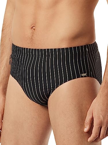 Schiesser Herren Slip Komfort Badehose, schwarz, 5 von Schiesser