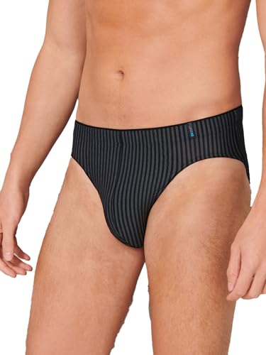 Schiesser Herren Unterwäsche Supermini Atmungsaktiv Und Weich - Long Life Soft Slip, Blauschwarz_149046, L EU von Schiesser