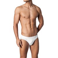 Schiesser Herren Slip Weiß Baumwolle unifarben von Schiesser