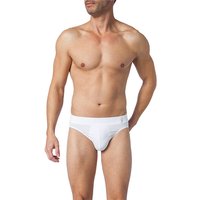 Schiesser Herren Slip Weiß Viskose unifarben von Schiesser