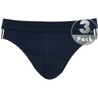 Schiesser Herren Slips blau Baumwolle unifarben von Schiesser