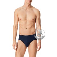 Schiesser Herren Slips blau Baumwolle unifarben von Schiesser
