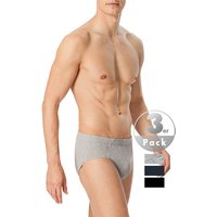 Schiesser Herren Slips blau Baumwolle unifarben von Schiesser