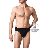 Schiesser Herren Slips Schwarz Baumwolle unifarben von Schiesser