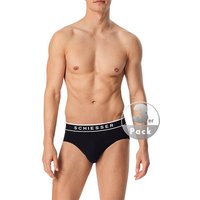 Schiesser Herren Slips Schwarz Baumwolle unifarben von Schiesser